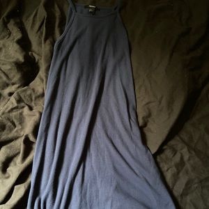 Navy Blue Flowy Dress